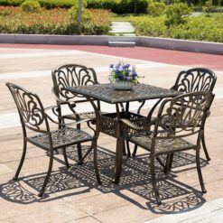 Bàn Ghế Cafe Sân Vườn Gang Đúc