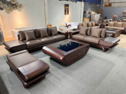 Sofa Gỗ Tay Cong 2025